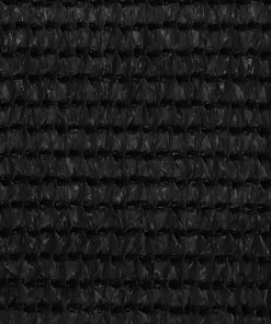 Balkonski zastor crni 120 x 300 cm HDPE