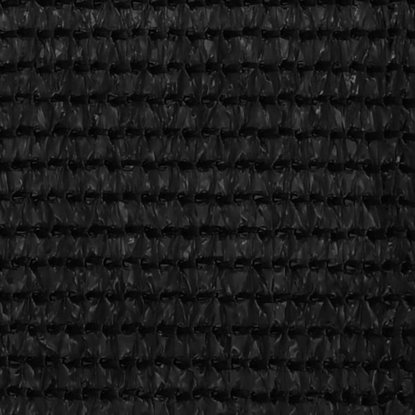 Balkonski zastor crni 90 x 300 cm HDPE