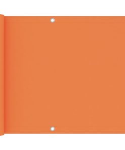 Balkonski zastor narančasti 75 x 300 cm od tkanine Oxford