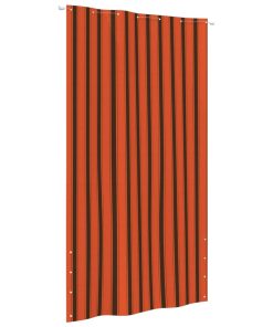 Balkonski zastor narančasto-smeđi 140x240 cm od tkanine Oxford
