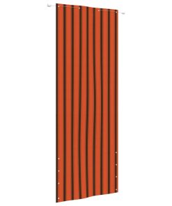 Balkonski zastor narančasto-smeđi 80 x 240 cm od tkanine Oxford