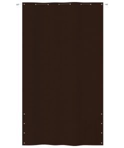 Balkonski zastor smeđi 160 x 240 cm od tkanine Oxford