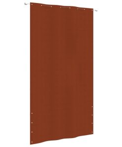 Balkonski zastor terakota 160 x 240 cm od tkanine Oxford