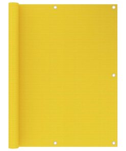Balkonski zastor žuti 120 x 300 cm HDPE