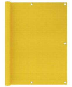 Balkonski zastor žuti 120 x 600 cm HDPE