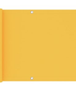 Balkonski zastor žuti 75 x 300 cm od tkanine Oxford