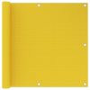 Balkonski zastor žuti 90 x 600 cm HDPE