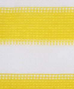 Balkonski zastor žuto-bijeli 120 x 600 cm HDPE