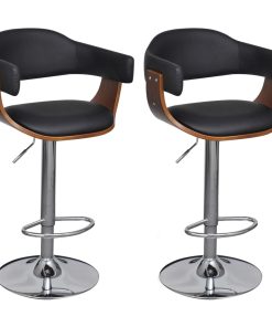 Barski stolci od umjetne kože 2 kom