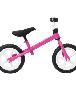 Bicikl za ravnotežu s kotačima od 10 inča ružičasti