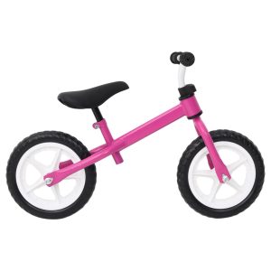 Bicikl za ravnotežu s kotačima od 10 inča ružičasti
