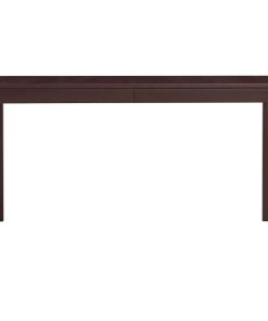 Blagavaonski stol tamnosmeđi 140 x 70 x 73 cm od borovine