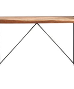 Blagovaonski stol 120 x 60 x 75 cm od masivnog drva i šišama