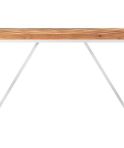 Blagovaonski stol 120 x 60 x 76 cm masivno drvo bagrema i manga
