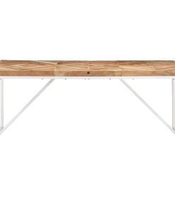 Blagovaonski stol 180 x 90 x 76 cm masivno drvo bagrema i manga