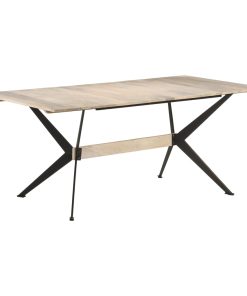 Blagovaonski stol 180 x 90 x 76 cm od masivnog drva manga