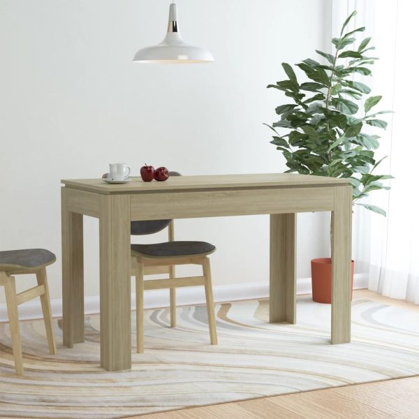 Blagovaonski stol boja hrasta sonome 120 x 60 x 76 cm iverica