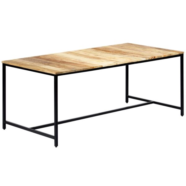 Blagovaonski stol od grubog masivnog drva manga 180 x 90 x 75 cm