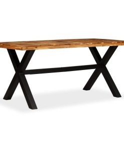 Blagovaonski stol od masivnog drva bagrema i manga 180 x 90 x 76 cm