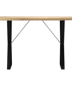 Blagovaonski stol od masivnog drva manga 120 x 60 x 76 cm