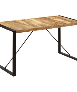 Blagovaonski stol od masivnog drva manga 140 x 70 x 75 cm