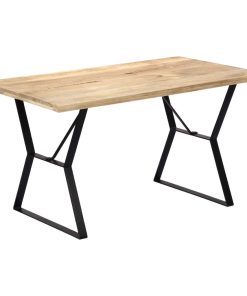 Blagovaonski stol od masivnog drva manga 140 x 80 x 76 cm