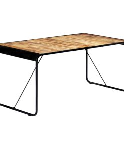 Blagovaonski stol od masivnog grubog drva manga 180x90x76 cm