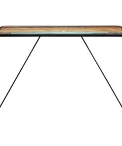 Blagovaonski stol od masivnog obnovljenog drva 118 x 60 x 76 cm