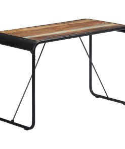 Blagovaonski stol od masivnog obnovljenog drva 118 x 60 x 76 cm