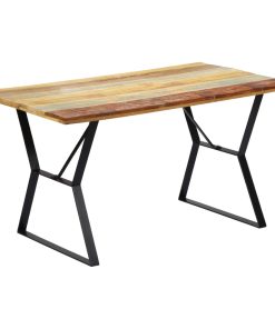 Blagovaonski stol od masivnog obnovljenog drva 140 x 80 x 76 cm