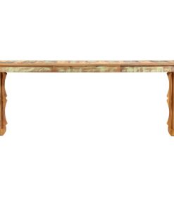 Blagovaonski stol od masivnog obnovljenog drva 180 x 90 x 76 cm
