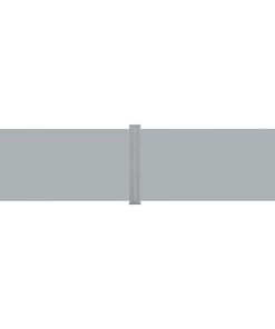 Bočna Tenda Uvlačiva 160x600 cm Siva