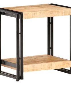 Bočni stolić 40 x 30 x 40 cm od grubog drva manga