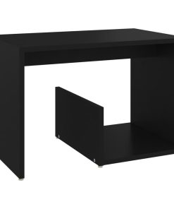 Bočni stolić crni 59 x 36 x 38 cm od iverice