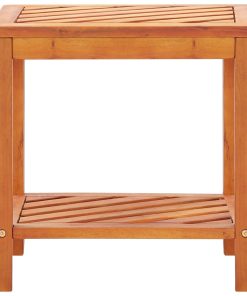 Bočni stolić od masivnog bagremovog drva 45 x 33 x 45 cm