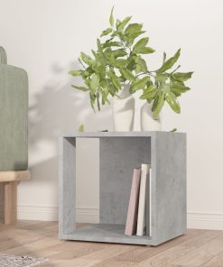 Bočni stolić siva boja betona 33 x 33 x 34