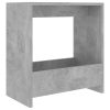 Bočni stolić siva boja betona 50 x 26 x 50 cm od iverice