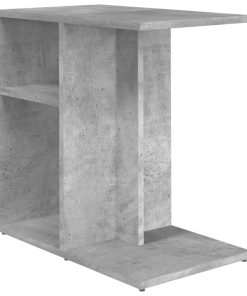 Bočni stolić siva boja betona 50 x 30 x 50 cm od iverice