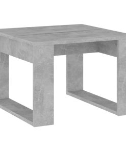Bočni stolić siva boja betona 50 x 50 x 35 cm od iverice