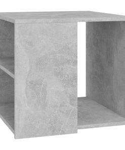 Bočni stolić siva boja betona 50 x 50 x 45 cm od iverice