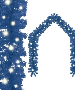 Božićna girlanda s LED svjetlima 10 m plava