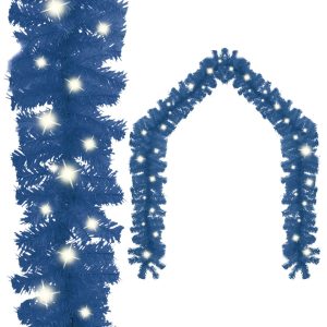 Božićna girlanda s LED svjetlima 10 m plava
