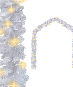 Božićna girlanda s LED svjetlima 5 m bijela