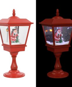 Božićna samostojeća svjetiljka s Djedom Mrazom 64 cm LED