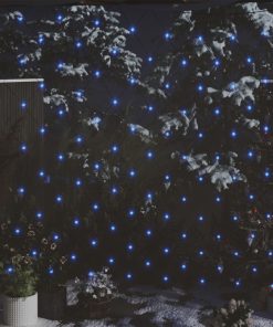 Božićna svjetlosna mreža svjetloplava 3 x 3 m 306 LED