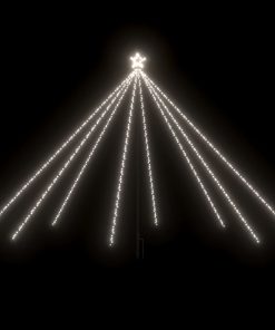 Božićno drvce LED s 576 LED žarulja hladno bijelo 3