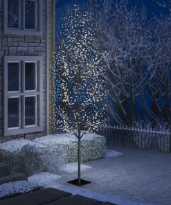 Božićno drvce s 1200 LED žarulja hladno bijelo svjetlo 400 cm