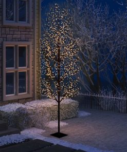 Božićno drvce s 1200 LED žarulja toplo bijelo svjetlo 400 cm