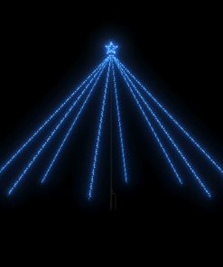 Božićno drvce s LED svjetlima 576 LED žarulja plavo 3