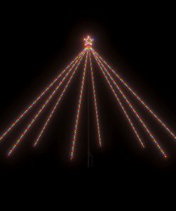 Božićno drvce s LED svjetlima 576 LED žarulja raznobojno 3